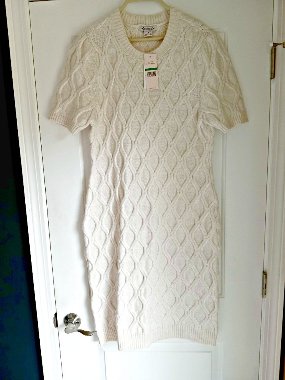 NEW! 158.00 CABLE KNIT SWEATER MIDI DRESS NANETTE LEPORE